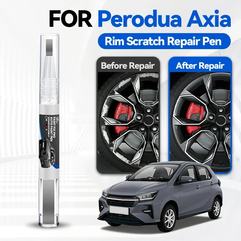 

Ручка-корректор для ремонта автомобильной краски (2014-2025 PERODUA AXIA), аксессуары для устранения царапин, синий B89, черный 209, серебристый S2 Gr