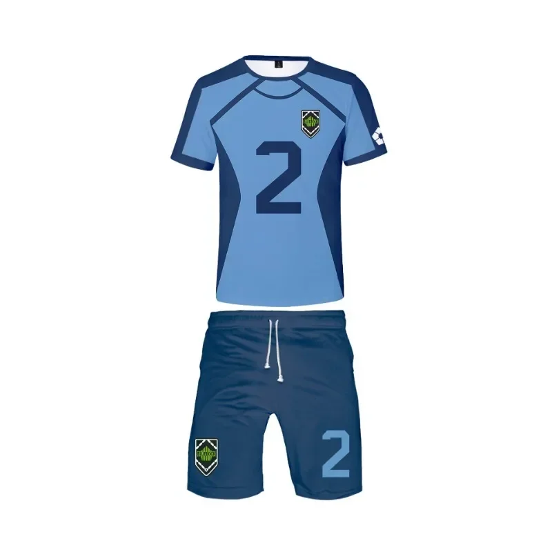 Anime Blue Lock Isagi Yoichi Cosplay Costumes Blue Football Jersey Sportswear Rin Itoshi Chigiri Hyouma Kunigami Rensuke Men