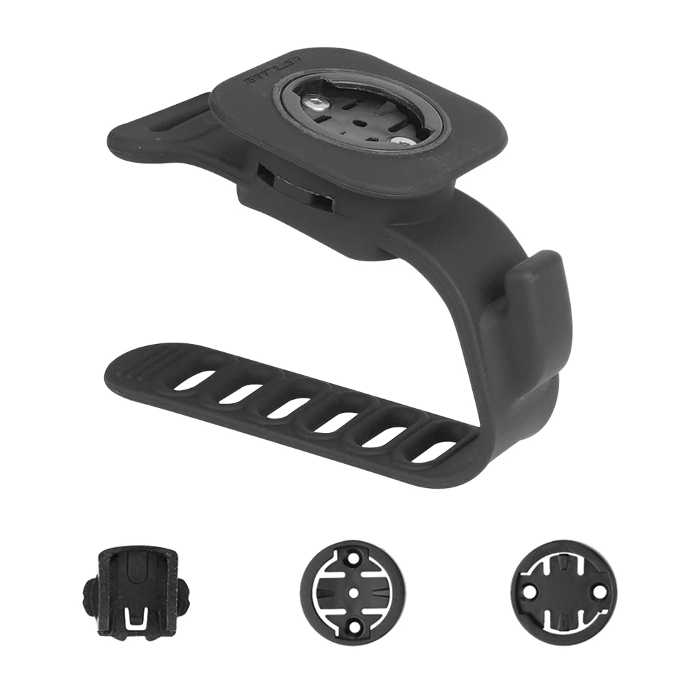 Silicone Bicycle Computer Mount Non-slip Bike Handlebar Computer Mounting Stand Ultra Light Shockproof Holder Base Accessories view 4