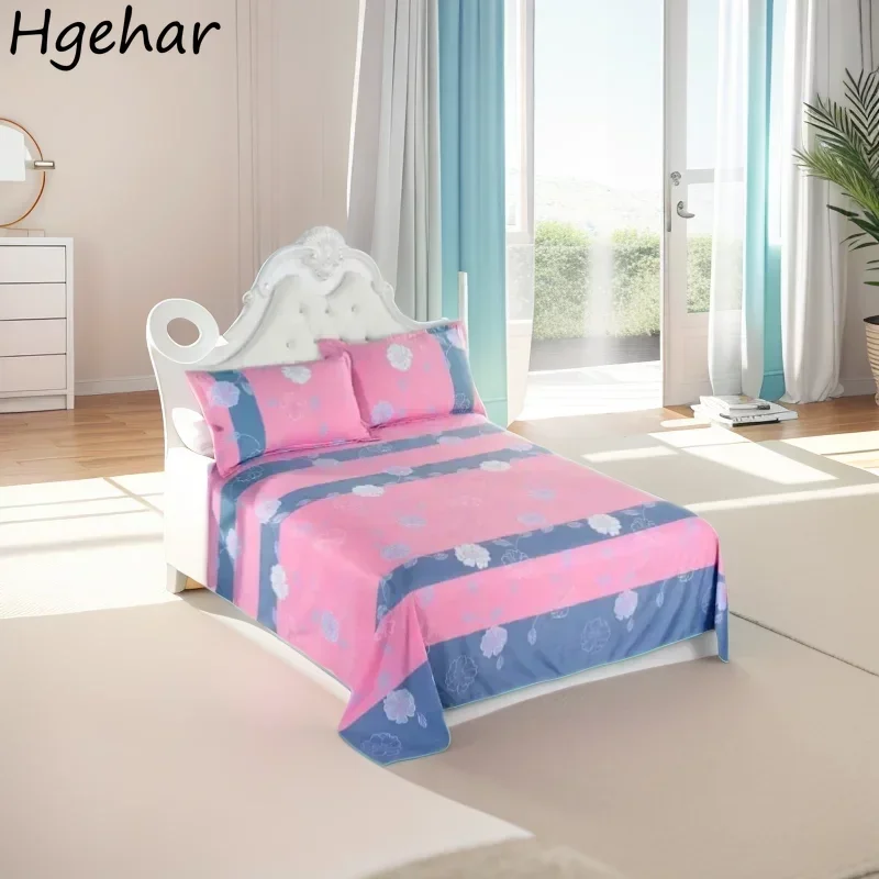 Flat Sheets Modern Household Dormitory Washable Luxury Textile Bed Cover Breathable Skin-friendly Queen King Size Bedspread Ins