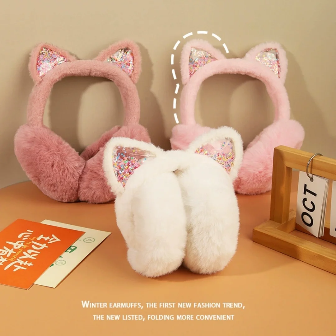 1Pc Cute Unicorn Earmuffs Autumn And Winter Keep Warm Comfortable Ear-Muffs Cover Warmers Children Kids Plush Ear Muff Wholesale