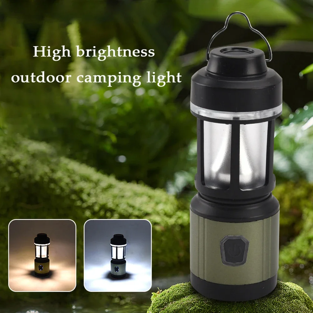 Draagbare Led Camping Lantaarn Waterdichte Oplaadbare Led Hangende Tent Licht Outdoor Camping Licht Voor Wandelen Uitval