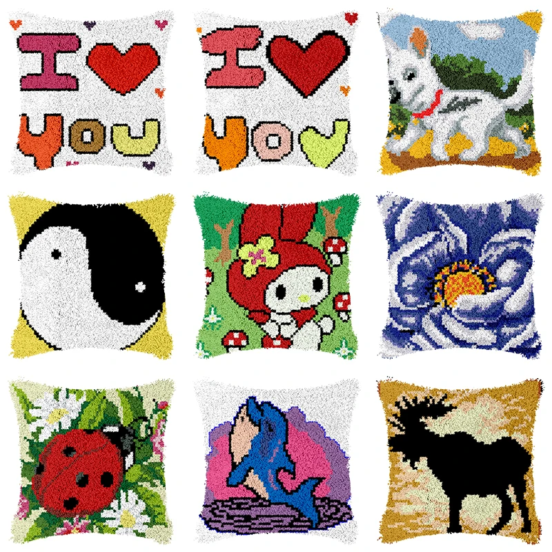 

Узел подушки посылка крючок-защелка комплект подушка наволочка набор Kussen рукоделие DIY бабочка Knooppakket наборы крючков-защелок подушка