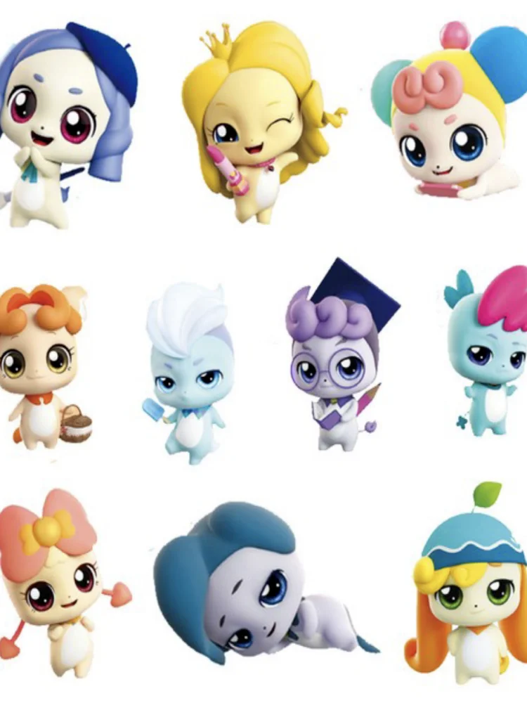 ของเล่น Teenieping MOE Cube ซีซั่นแรก ฟิกเกอร์แอคชั่น ของสะสม งานแฮนด์เมด สำหรับเด็กและนักสะสม