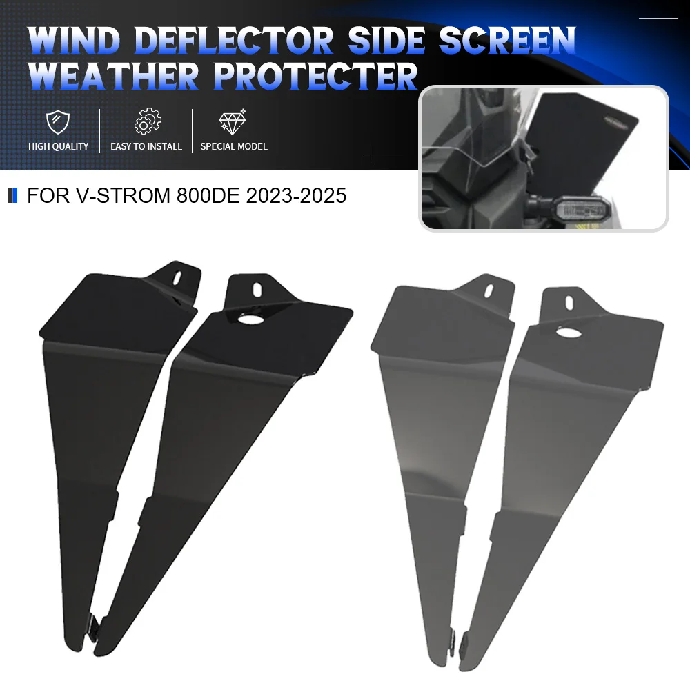 

For Suzuki V-Strom 800DE 2023-2024-2025 New Motorcycle Side Windscreen Screen Weather Protecter Wind Deflector Accessories