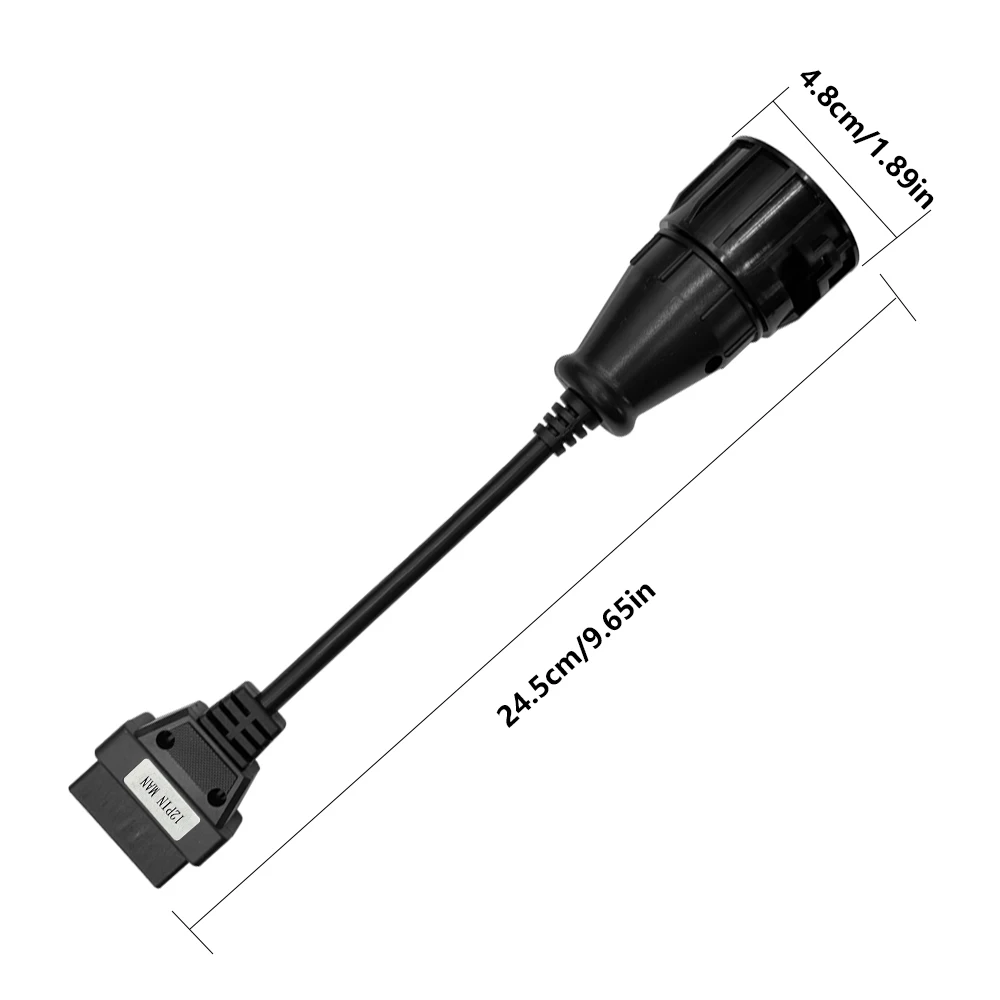 Truck Diagnostic Cable For MAN 12pin OBD2 Connector Adapter Extension adaptor