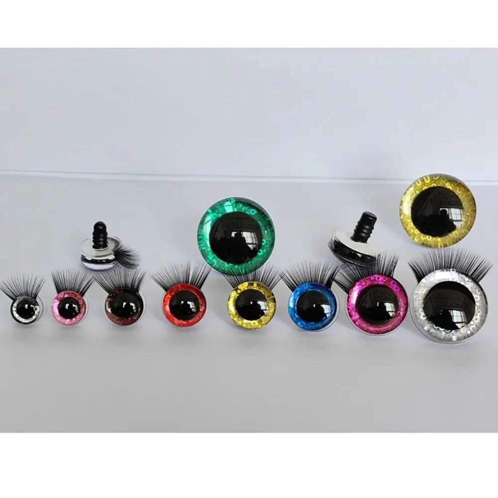 New 12mm Plastic Safety Eyes 10 Colors Doll Accessories Eyes Crafts Bear Animal Eyes Doll Accessories