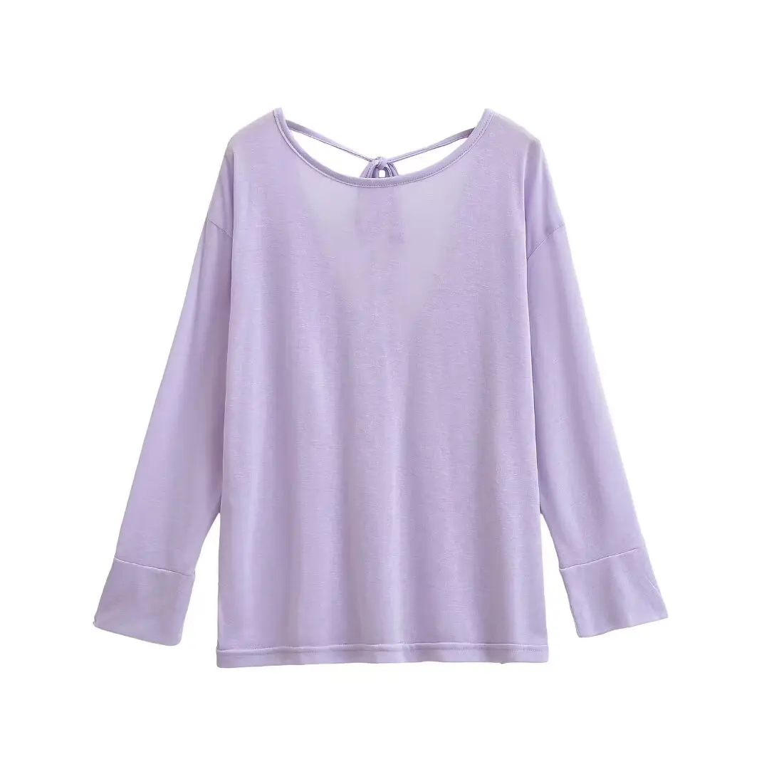 Sun Protection Bal Long Sve T-irt Women's Summer Loose Fit Dopane Mask Top Jazz Dance Cover up See tough