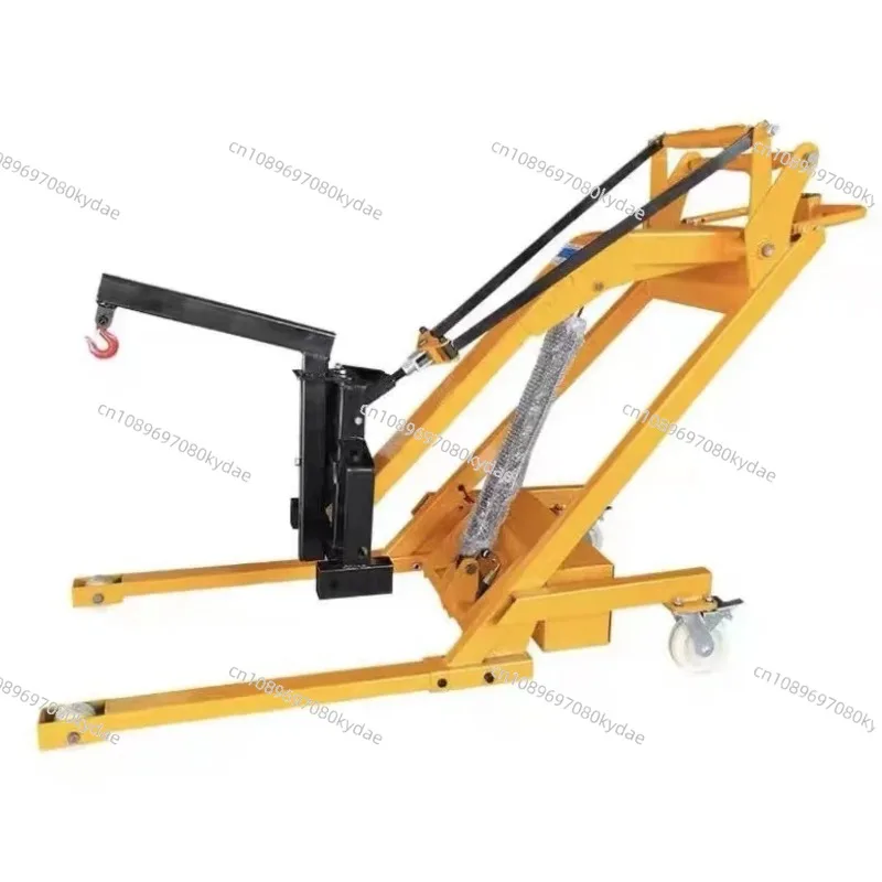 

Portable Electric Forklift Hydraulic Lifting Hand Push Stacker Warehouse Cargo Handling Transport Equipment