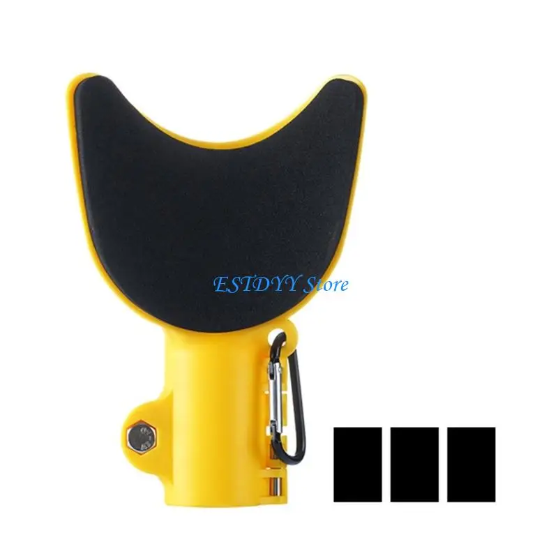 G6DE Fishing Rod Arm Support Bracket Rotating Rod Arm Protector Fishing Rod Holder Rest Nonslip Stand Wrist Support