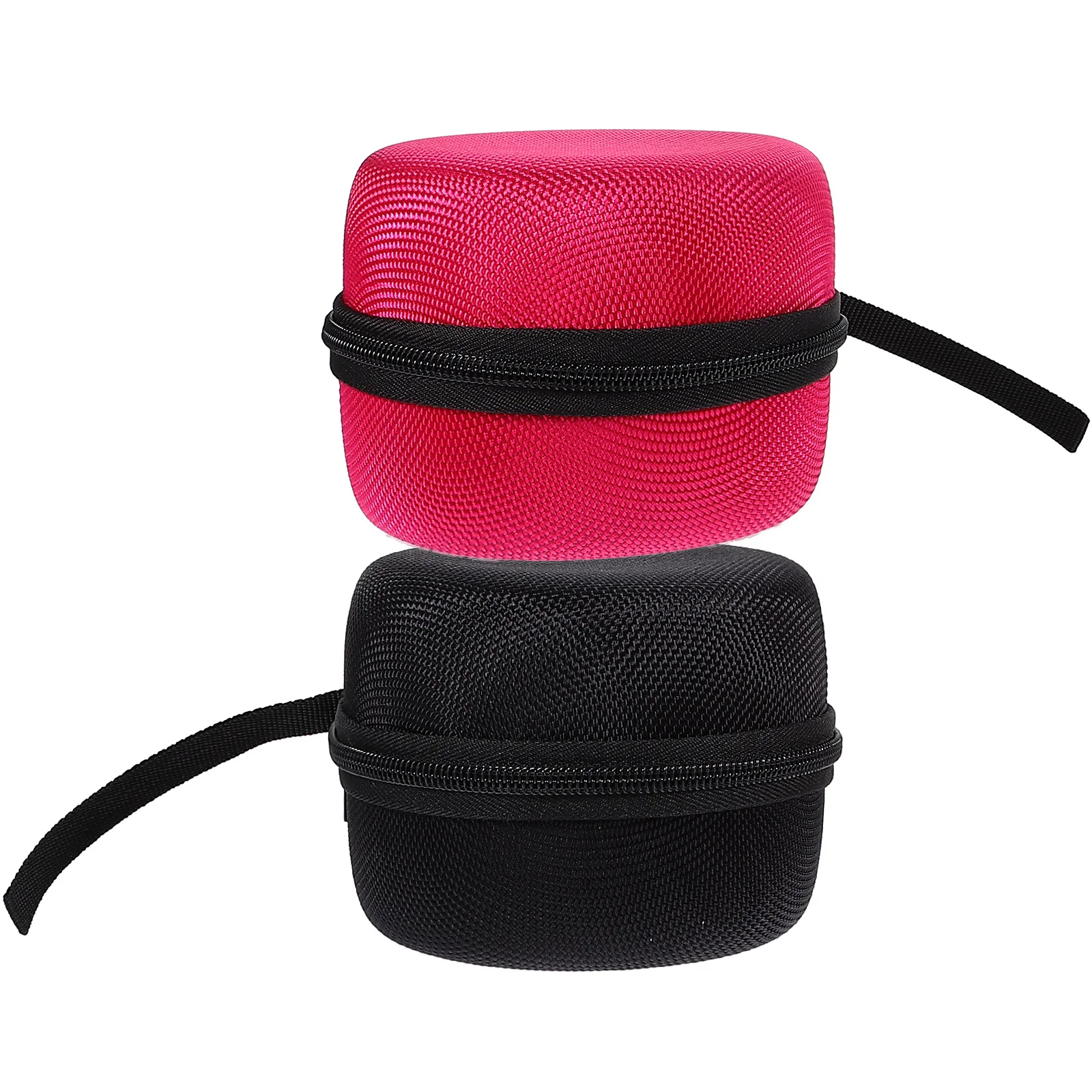 2Pcs Audio Storage Case Portable Speaker Carrier Bag Waterproof Scratch Proof Double Stitched Zipper for Electronic Music Makers