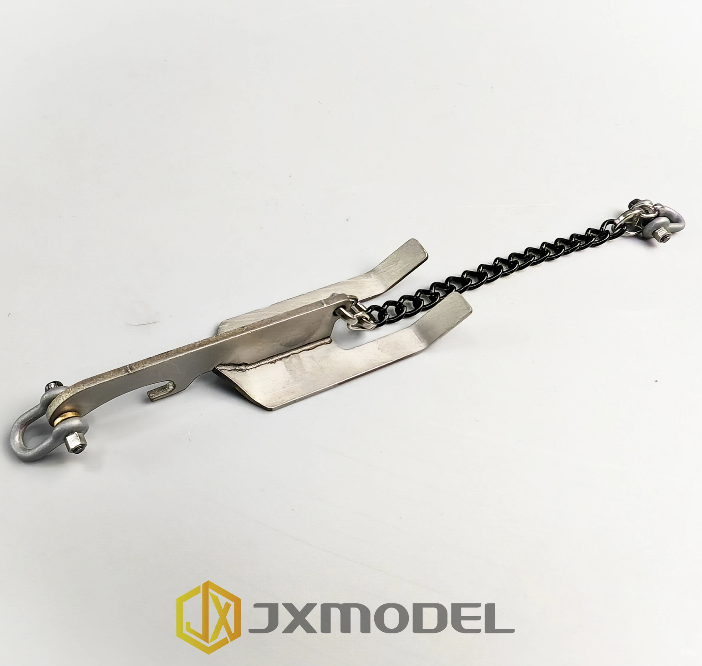 RC 1/14 1 Set Stainless Steel Gravity Self-dumping Hoist Chain for Tamiya Hydraulic Excavator Loader Dump Truck DIY Parts