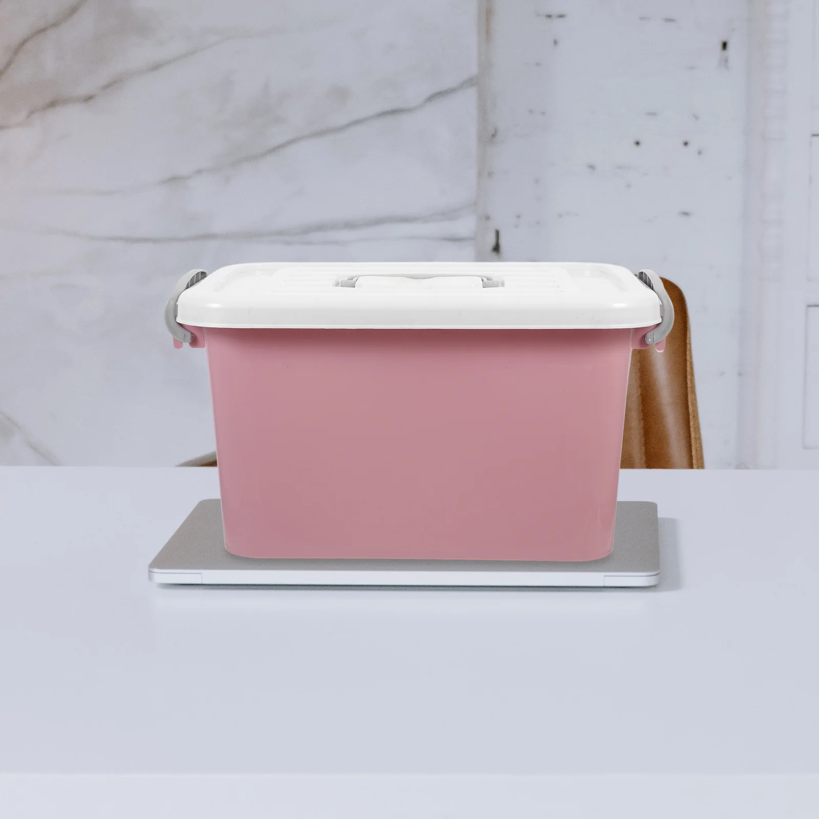 Storage Box Plastic Bins for with Lids Toy Organizer Container Containers Organizing Kids