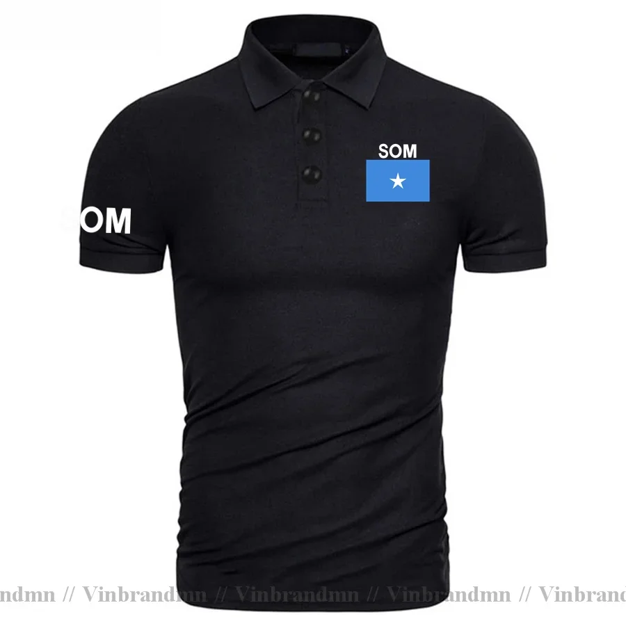 Somalia Somali Polo shirts Men Brand Shirt Newest Printed For Country 100% Cotton Clothing Nation Team Flag Soomaaliya SOM SO