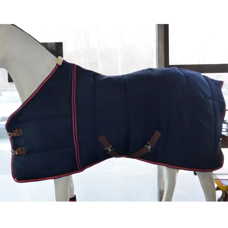 Horse Winter Cooler Horse Rugs with Neck Cover Blanket Turnout Blankets Horse Equine Horseware Combo Stable