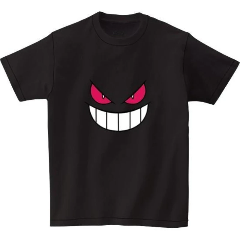 gengar-pokemon-camiseta-manga-curta-casual-masculino-topo-casual-feminino-topo-moda-esportes-solto-verao-tripulacao-pescoco