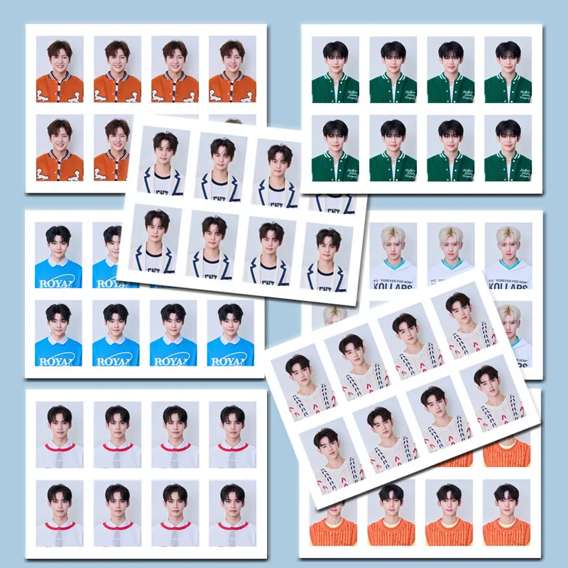 

20Pcs/Pack Mic Wholesale KPOP ZEROBASEONE KCON One Inch ID Photocards ZB1 Ricky Yujin Gyuvin Portrait Postcards Fans Collection