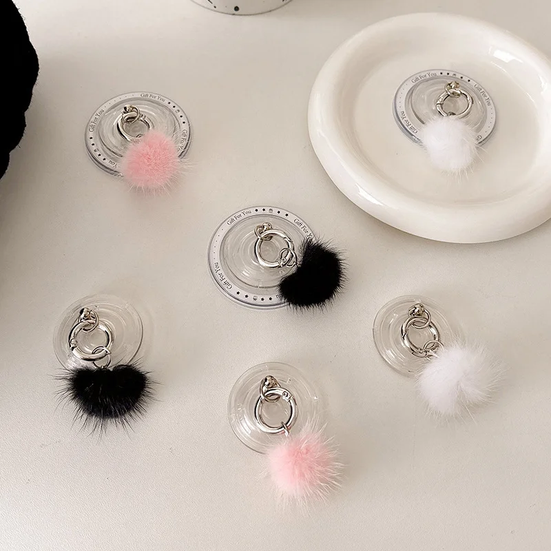 

Korean Creative Plush Pendant Safety Airbag Phone Back Adhesive Bracket Universal Promax Grip Tok Griptok Bracket for All Models