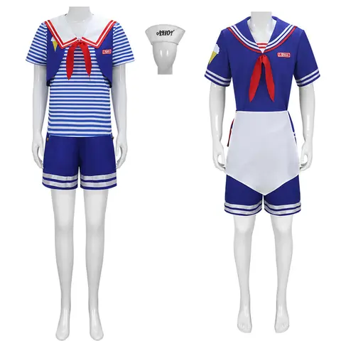 Halloween Cosplay Uniforms Navy Uniform Cosplay Robin Scoops Ahoy Cosplay Halloween Costume Uniform Fancy Outfit