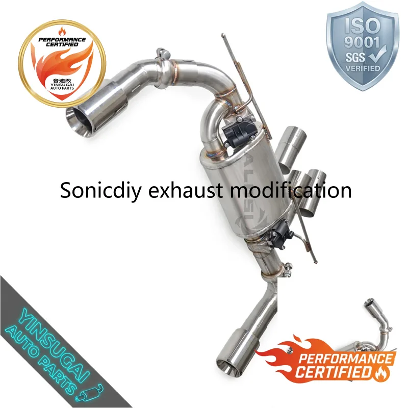 Cuski SS304 High Flow Direct Fit Downpipe for BMW M3 M4 G82 3.0T 2021-2022