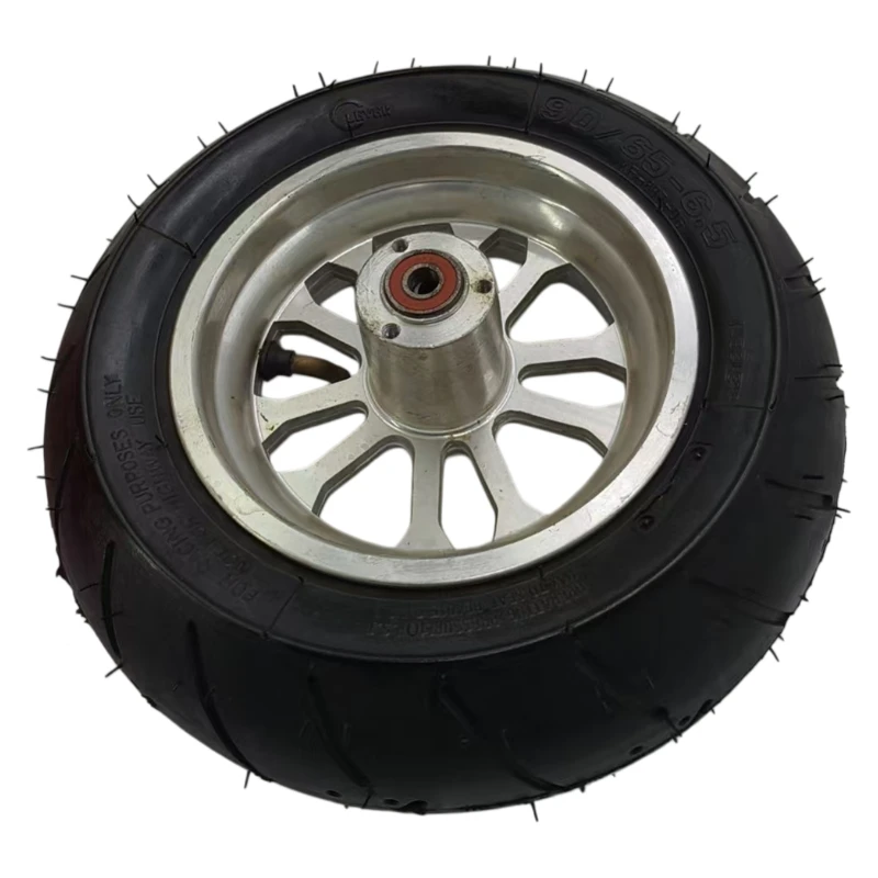 For micro motorcycle accessories 49CC small sports car 90/65-6.5 tire inner tube aluminum car wheel replacement parts