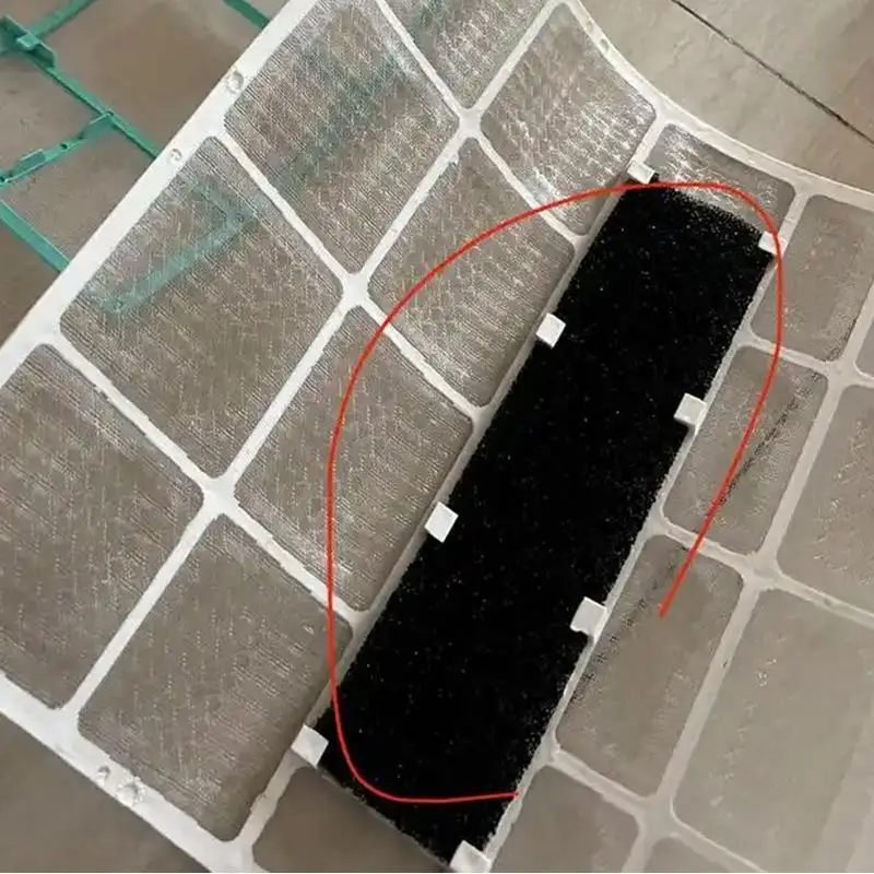 2 قطعة فلتر مكيف الهواء التعقيم ورقة القطن المضادة للبكتيريا ل GREE ميديا هيسنس ميتسوبيشي باناسونيك دايكن هيتاشي