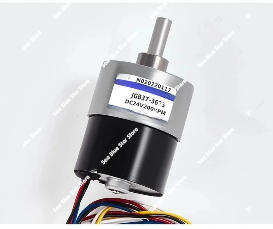 

JGB37-3625 Бесщеточный мотор-редуктор постоянного тока 12 В 24 В Низкая скорость Большой крутящий момент Микрорегулирование скорости Микро Маленький двигатель