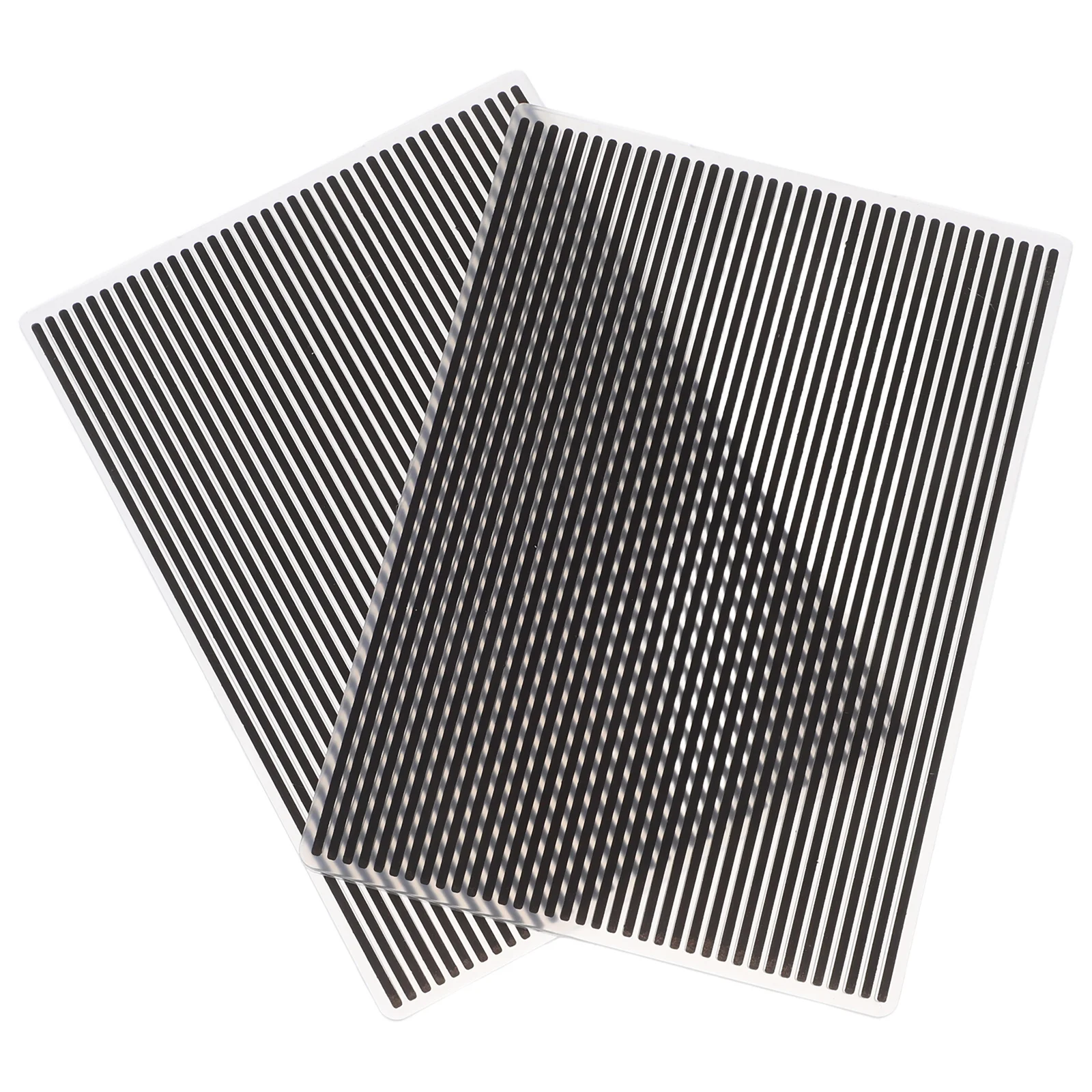 

2Pcs 3D Vertical Stripes Embossing Folder 6x4'' for Scrapbooking Card Making Crafts Plastic Embossing Folders Card Making Stamps