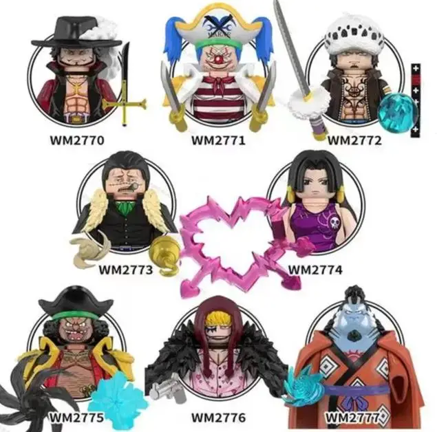 Bandai ONE PIECE Dragon Ball Super Mini Figure Set van 8 Wukong-personages WM6185 WM9183 WM6179 WM6180 WM6181 Verzamelbaar speelgoed