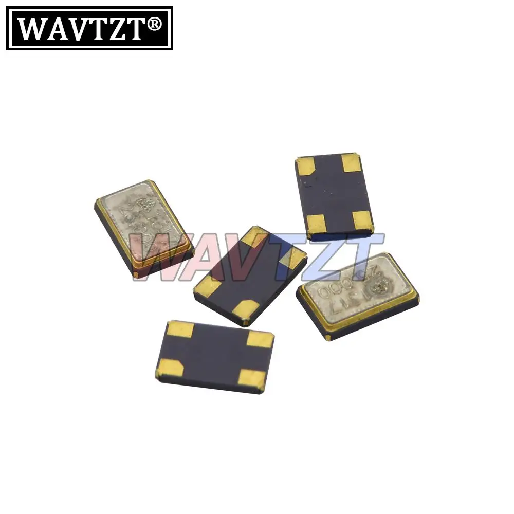 10 sztuk 5032 SMD 4-pin metalowy oscylator kwarcowy SMD 8.000mhz 8MHZ 10MHZ 11.0592MHZ 16MHZ 20MHZ 25MHZ 27MHZ kryształ kwarcowy rezonansowy