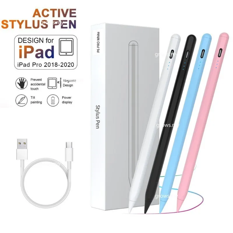 

Stylus Pen Touch For Ipad Air 5 4 9 10 6/7/8 Generation Mini 6 Pro 11 12.9 Palm Rejection Tilt Sensitivity