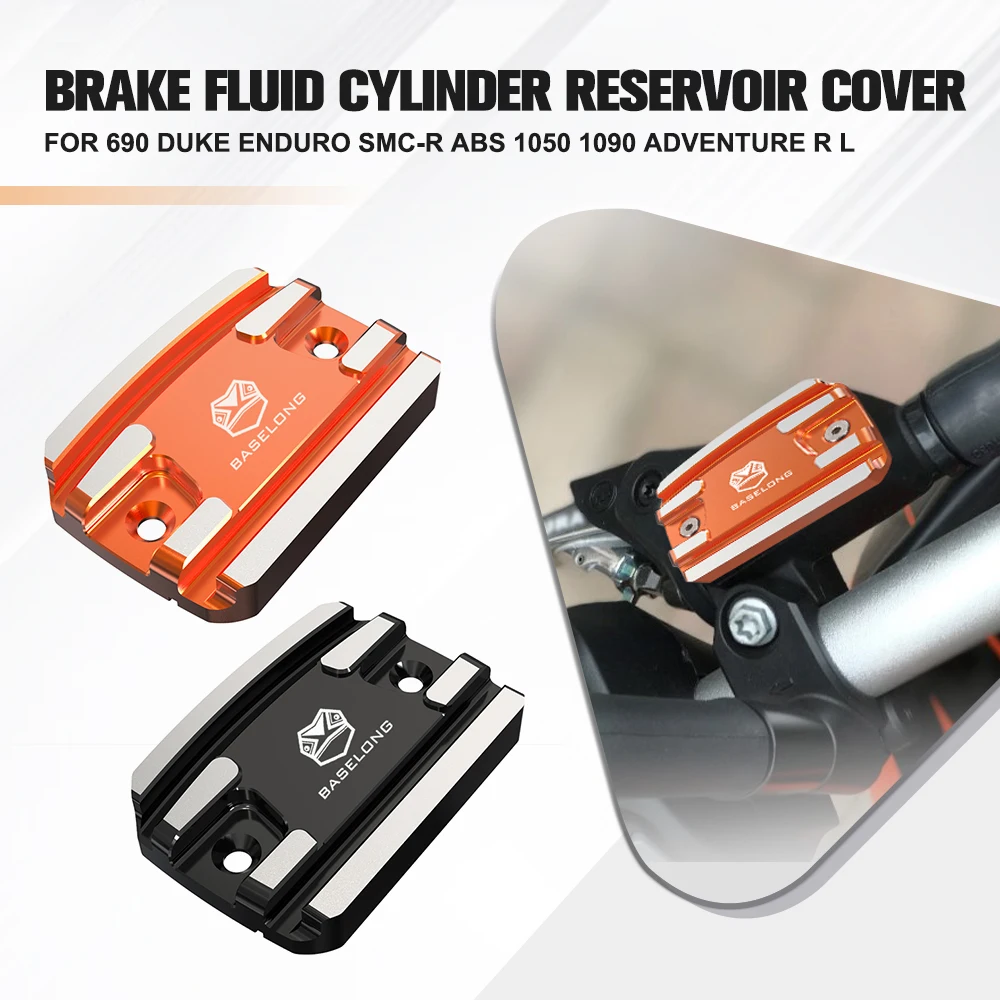 

Motorcycle CNC Front Brake Fluid Tank Reservoir Cover Oil Cap FOR KTM 690 SMCR DUKE ENDURO SMC-R ABS 1050 1090 ADVENTURE R L