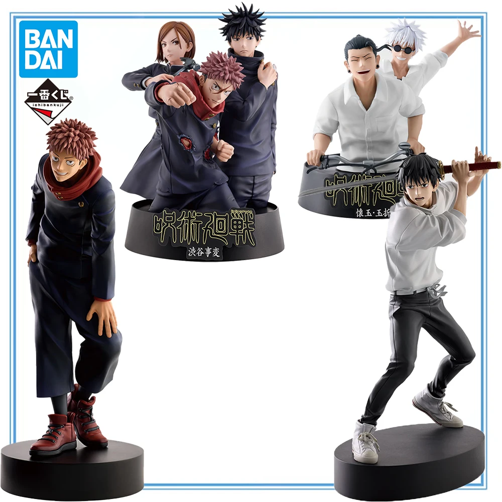 

100% Original Bandai Spirits Ichiban Kuji Jujutsu Kaisen Itadori Yuji Fushiguro Megumi Kugisaki Nobara Gojo Satoru Geto Suguru