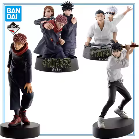 100% Original Bandai Spirits Ichiban Kuji Jujutsu Kaisen Itadori Yuji Fushiguro Megumi Kugisaki Nobara Gojo Satoru Geto Suguru