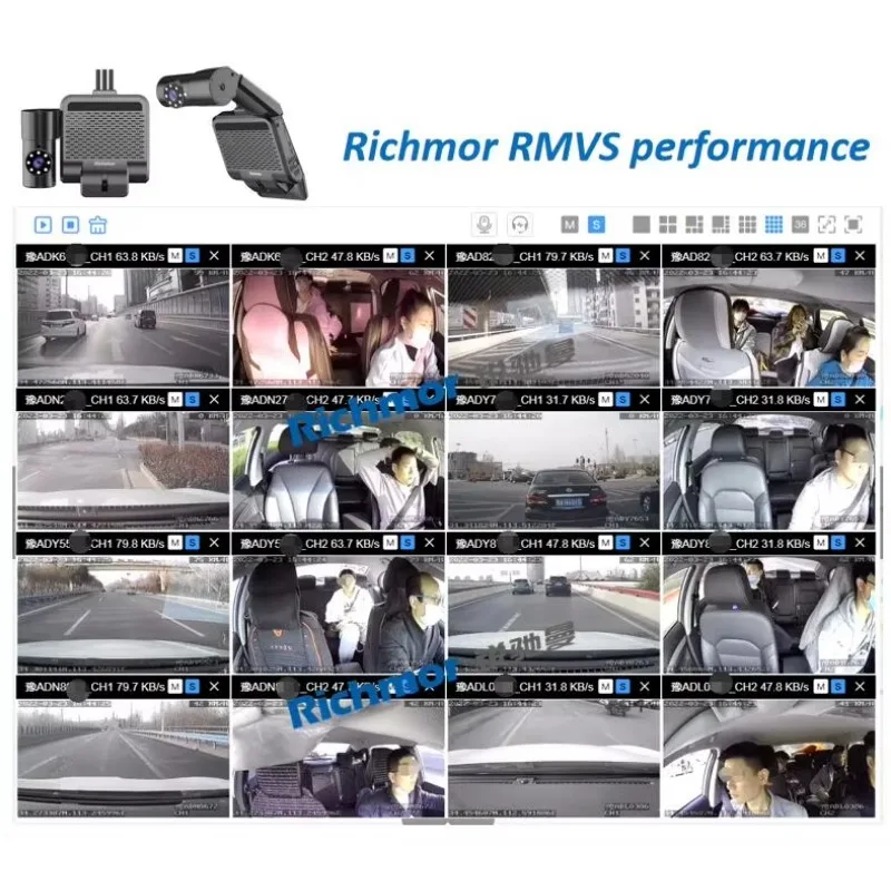 

Richmor Vehicle Driving Recorder 1080P 253 HD Car DVR Gps Tracking Cloud Storage Mini DVR Recorder 253 4G Dash 253