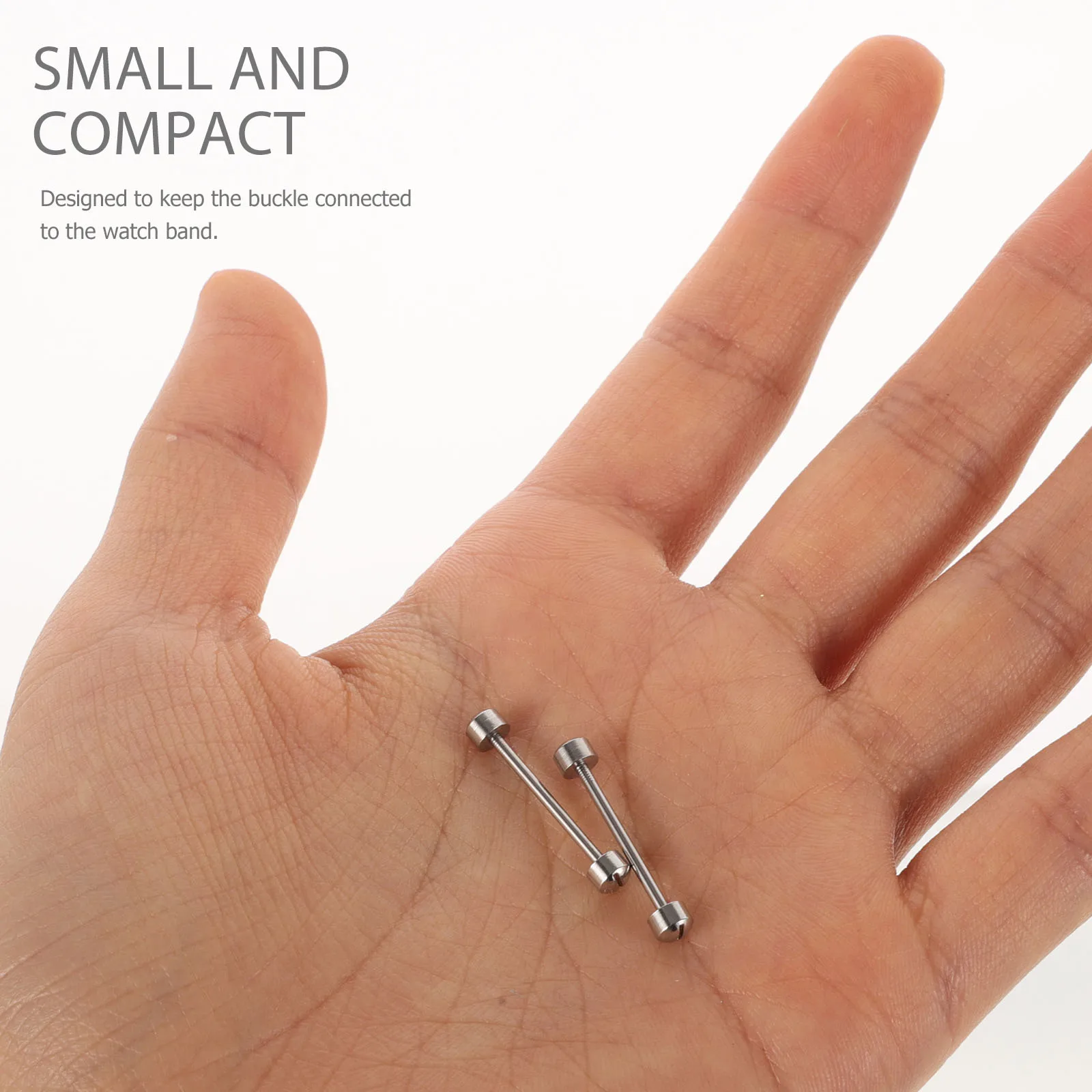 

2pcs Watch Strap Link Rod Tube Screw Repair Tool Kit Pin Straps Durable Long Service Easy Install Watchmaker Accessory