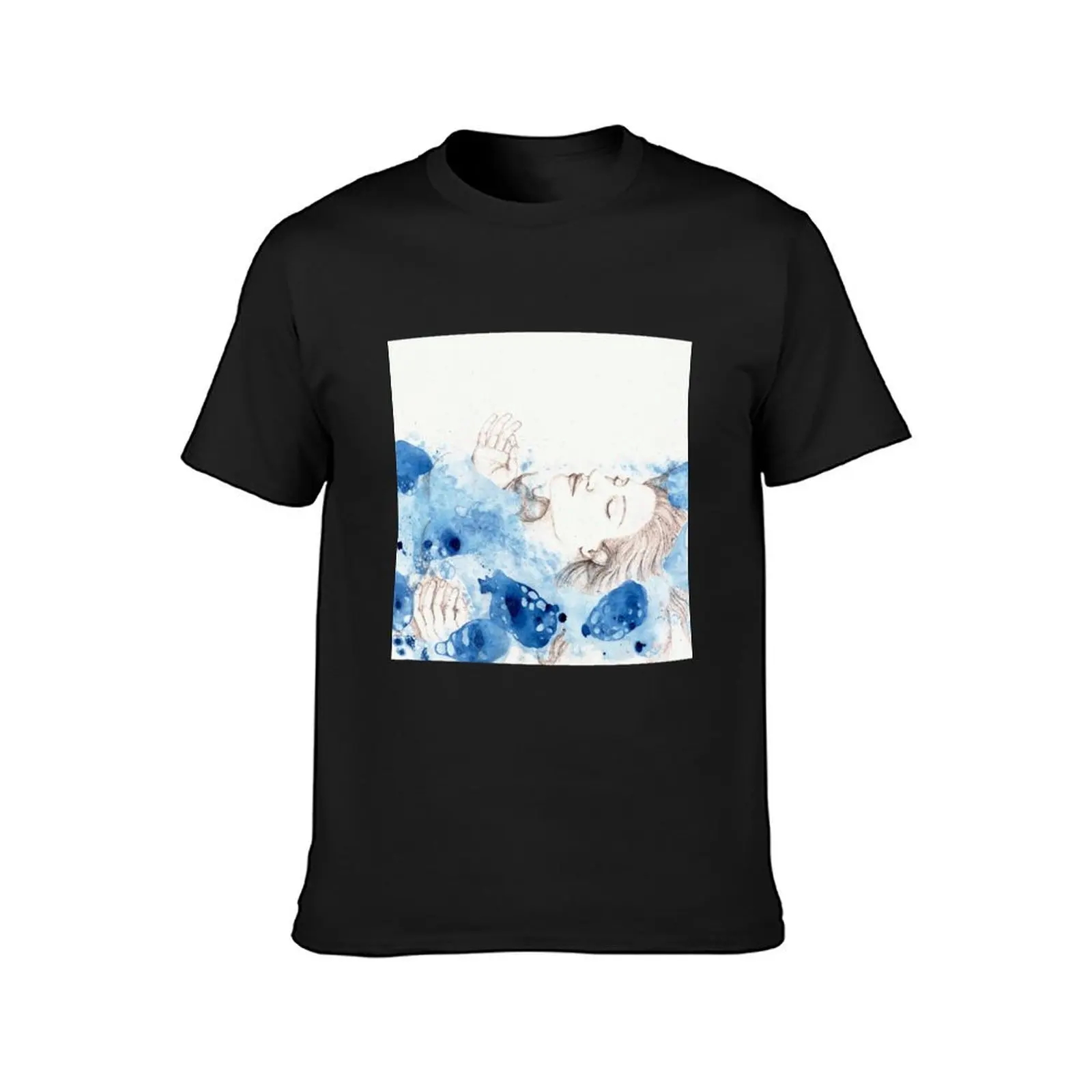 My Ophelia - Meditation on Water T-Shirt tops tees t shirt for men