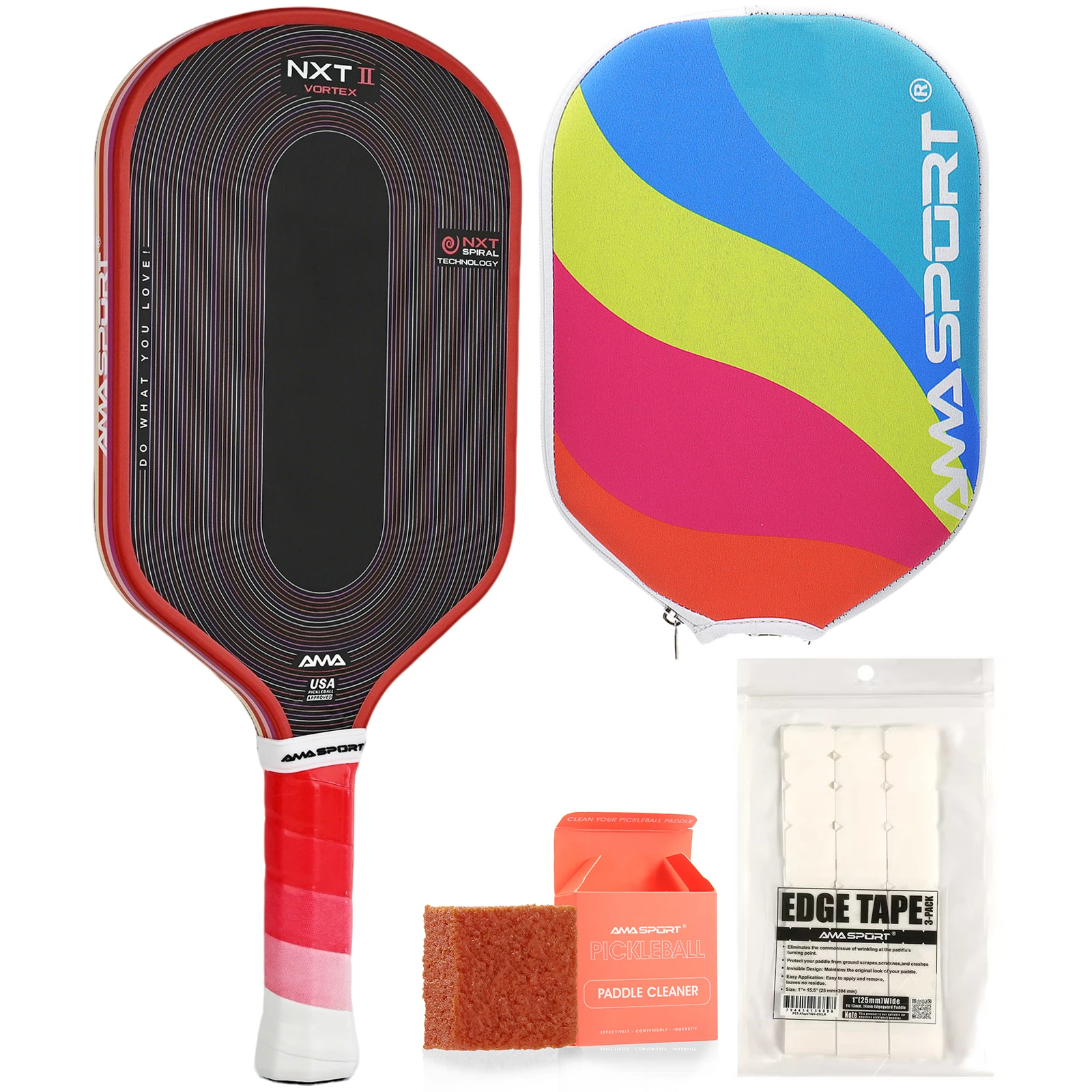 

AMASPORT USAPA Approved Pickleball Paddle With NFC Chip Technology & VORTEX Core Technology Enhancing Your Ownership Experience