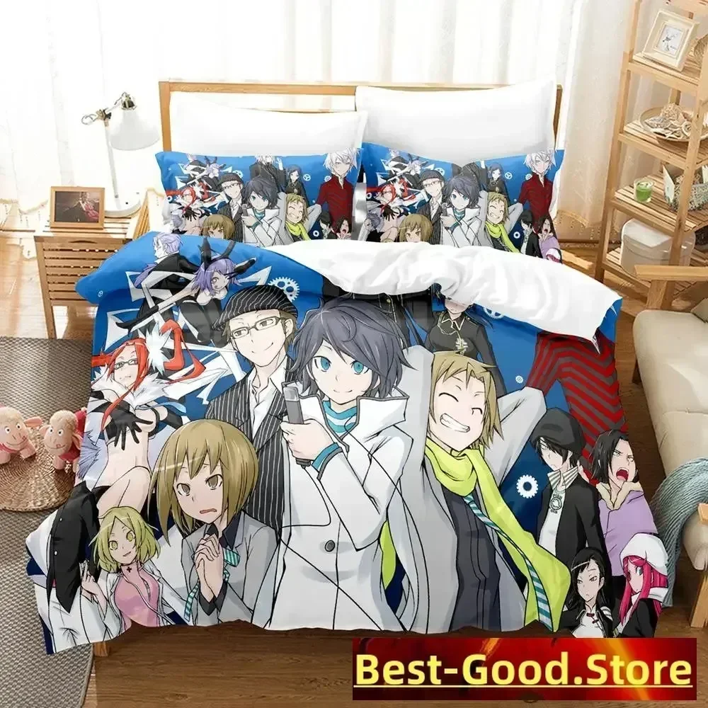 2023 Devil Survivor 2 The Animation Printed Bed Set Duvet Cover Pillowcase Bedding Set Linen Sheet Quilt Cover Queen King Size