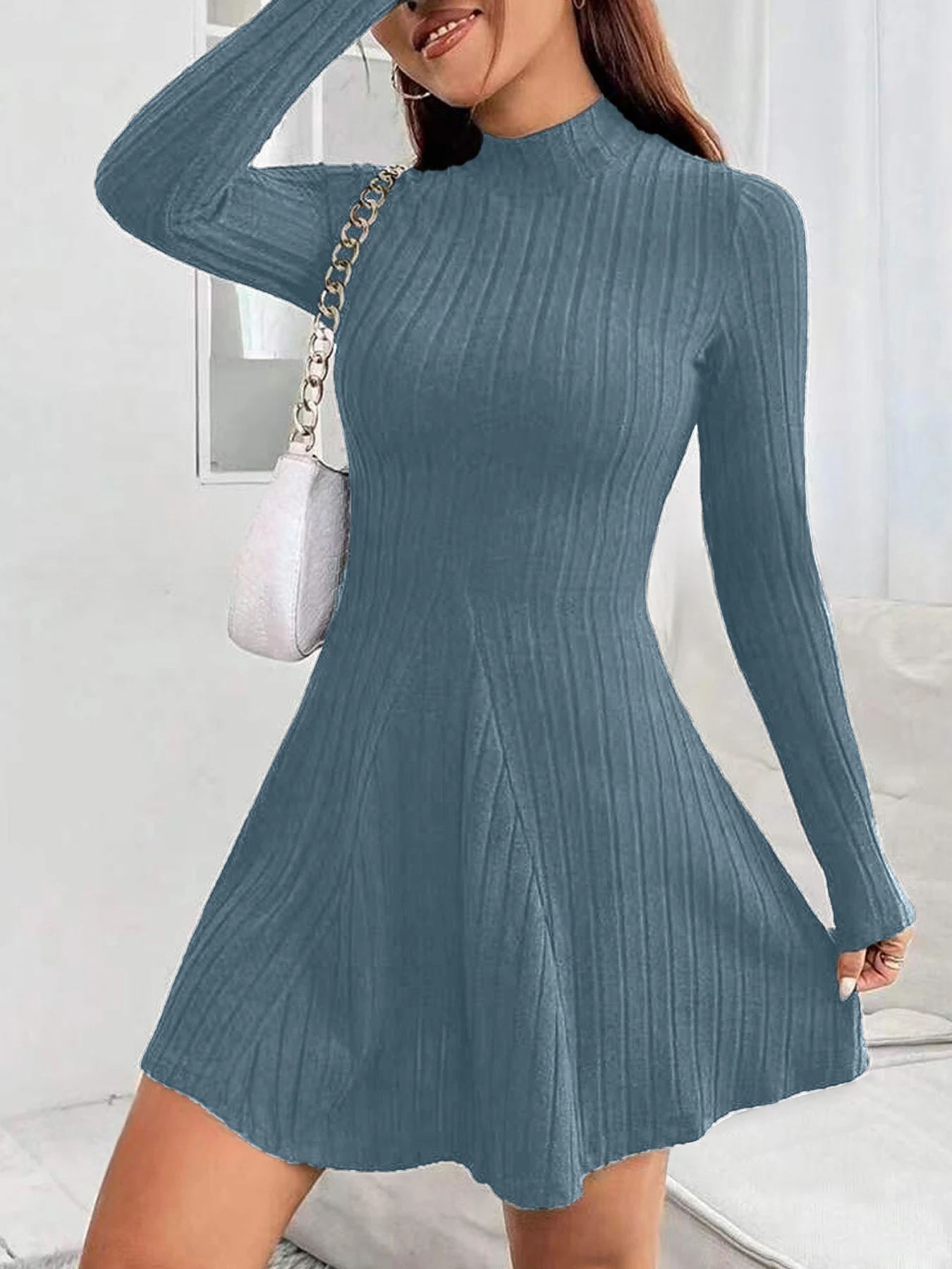 NONE Women's Dress Long Sleeve 5