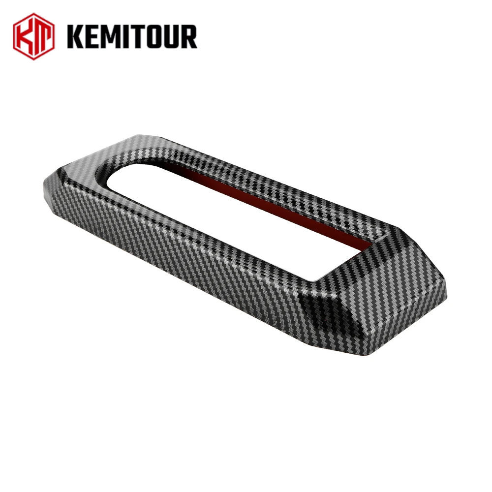 

Compatible with Polaris Slingshot 2020-2024 Adjustment Button Panel Trim Carbon Fiber Style Central Control Panel Cover Trim