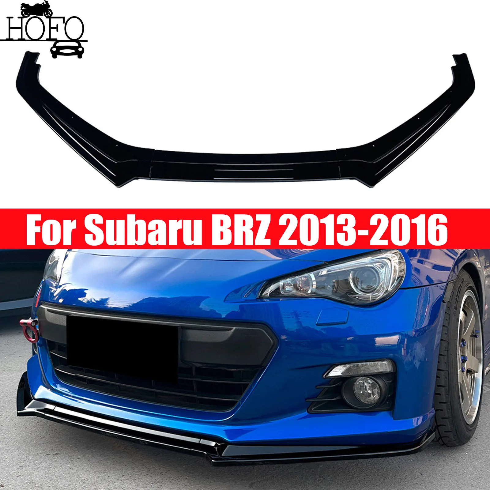 

Car Front Bumper Lip Splitter Diffuser Lip Body Kit For Subaru BRZ 2013-2016 2014 2015