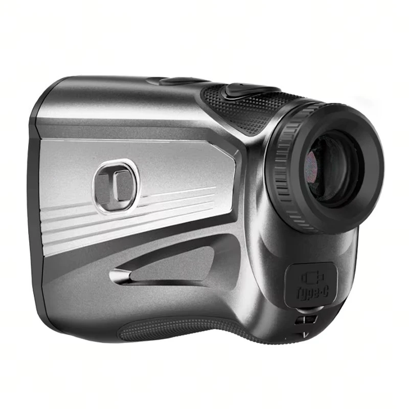 Long Distance Laser Rangefinder OLED Red and Black 2000 Yard 6x Magnification Flag Lock Slope Range Finder for Industrial