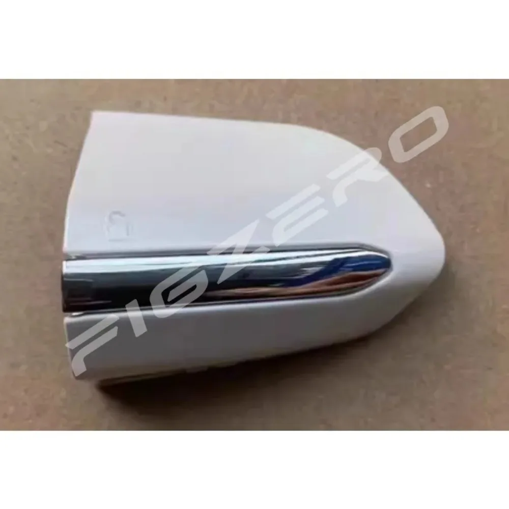 For Ford Mondeo Edge Taurus Front Left Exterior Door Handle Decoration Cap Opening Doors Puller Key Lock Cover Bright Strip