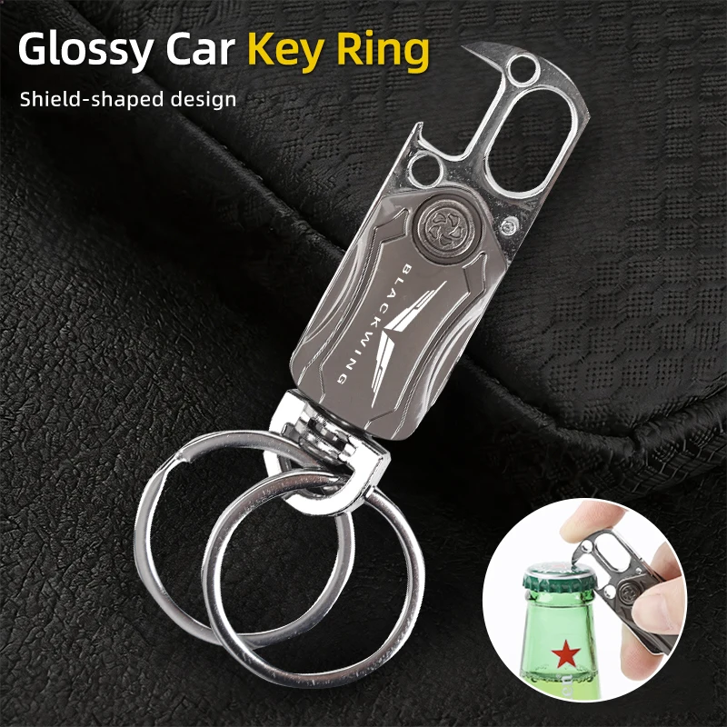 Zinc Alloy Car Key Ring Bottle Opener Interior Accessories For Cadillac Escalade CTS ATS SRX STS XT5 XT4 XT6 XTS CT4 CT5 CT6 BLS