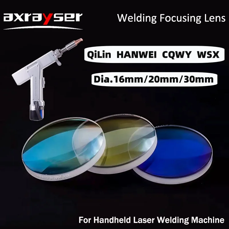 

Hand-held Welding Focus Collimator Lens D20 150mm Laser Welder Head Lenses For Fiber 1064nm Cutting WSX HANWEI SUP QiLin