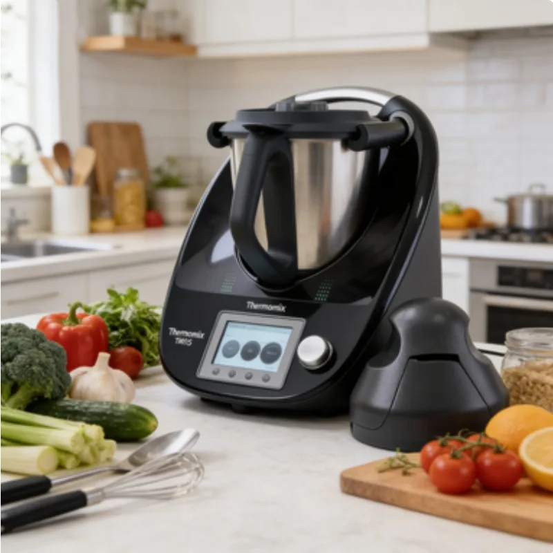 Kompatibel mit Thermomix TM5/TM6 Teigknetdeckel Langlebiges ABS-Material Robuste Mischabdeckung Leicht zu reinigen