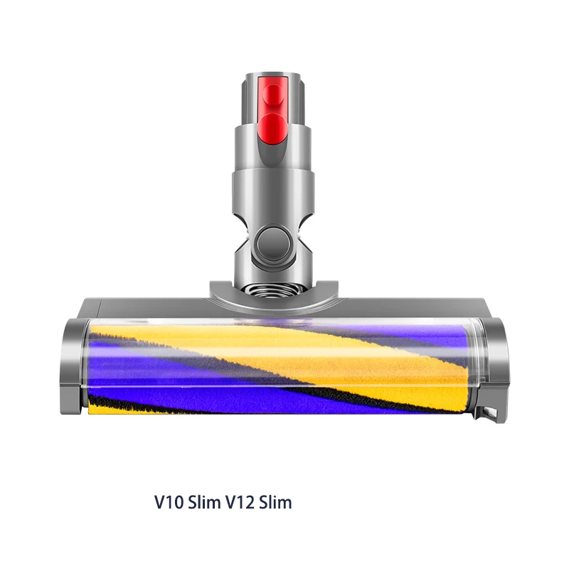 Cabezal de cepillo suave mejorado para Dyson, aspiradoras inalámbricas delgadas V6, V7, V8, V10, V11, V15, V10, V12, luz LED verde para el hogar