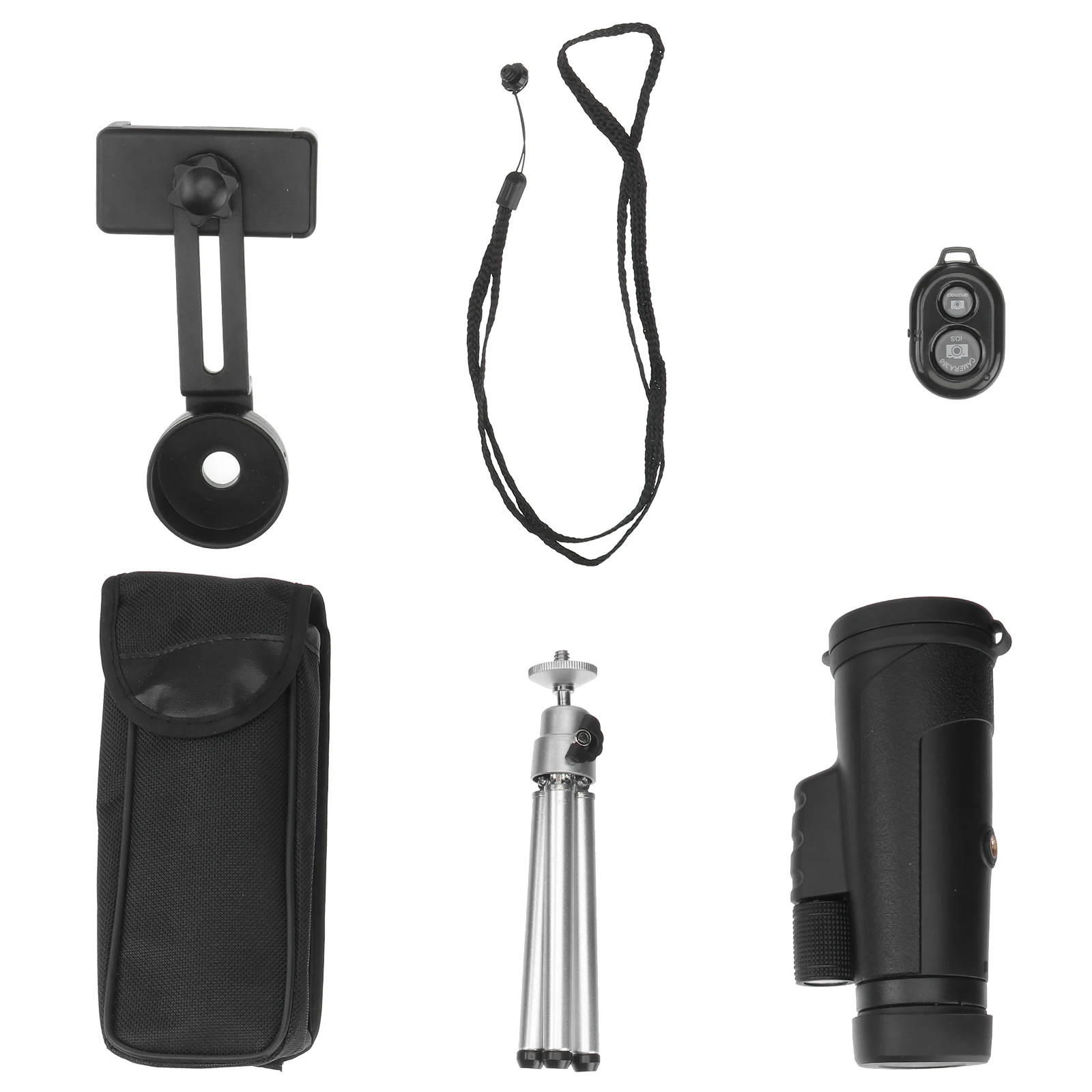 

12X50 Portable Single Tube Telescope With Tripod Phone Holder Wireless Controller Hd For Bird Watching Sports Concert Outdoor