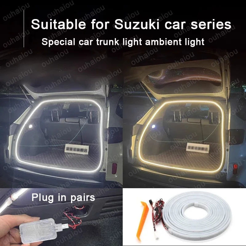 

Rear Trunk LED Light Bar Strips Trunk Interior Decorative Lamp Strip Fit for Suzuki Swift S-Cross SX4 S-Cross sx4 SPLASH Grand